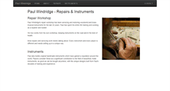 Desktop Screenshot of paulwindridge.co.uk